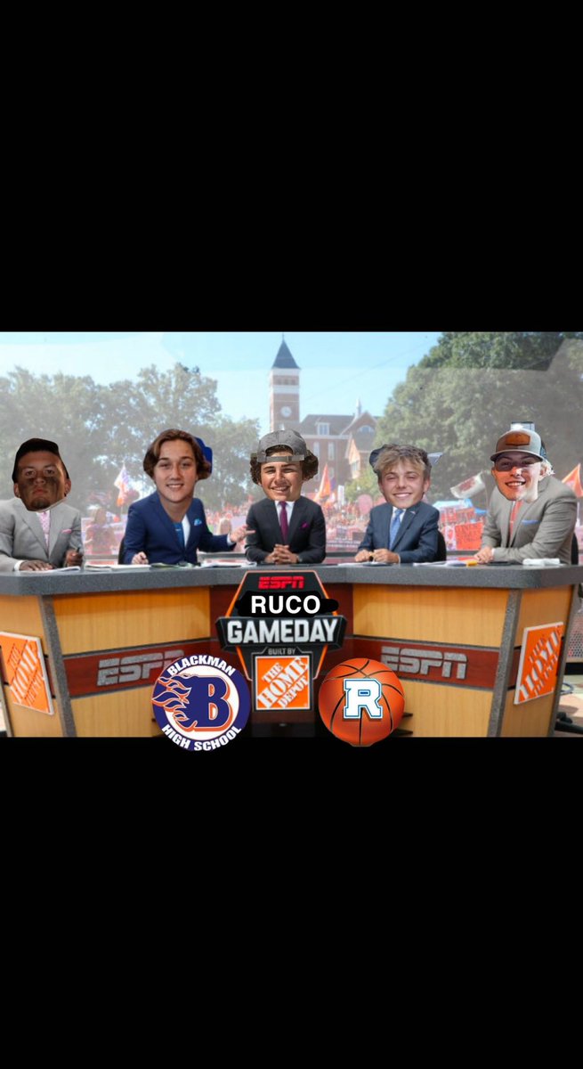 Gonna be a crazy set of games tmr night… make sure to get your tickets for $4 tmr at lunch, and come dressed in your college gear!!! #Rocketsup #PackTheRock #HailTheVale