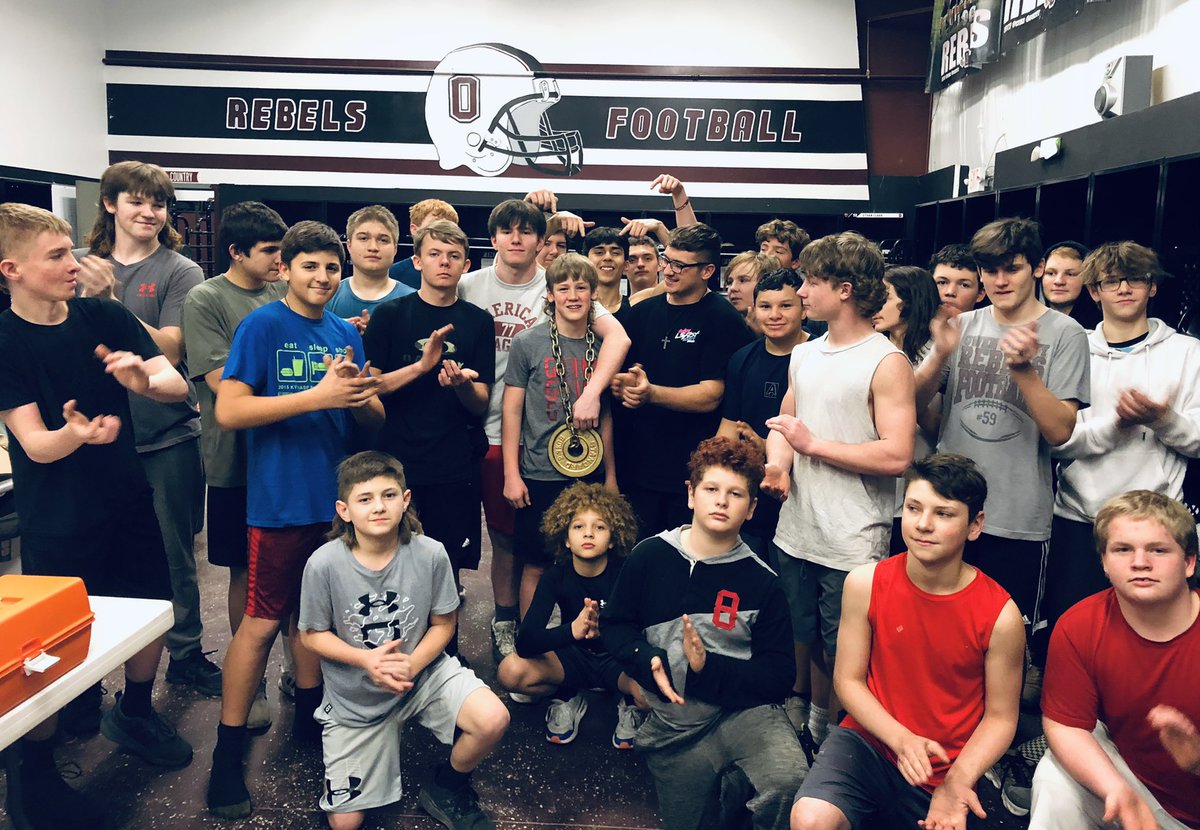 🏈🏋🏼🏈🏋🏼🏈🏋🏼🏈🏋🏼🏈🏋🏼🏈🏋🏼🏈

OWEN COUNTY REBELS FOOTBALL
WEIGHT LIFTER OF THE WEEK

Congrats to Trip Allnutt who earned WLotW

SUCCESS is EARNED

If it’s important you will find a way, if it’s not you’ll find an excuse.

#OCFB
#ATB
#RebelsFootballFamily
