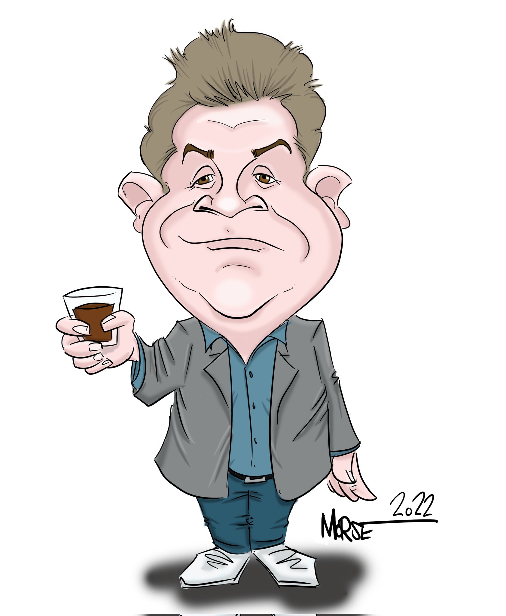 Happy Birthday to Patton Oswalt! Hey, anybody want a caricature? Message me!  