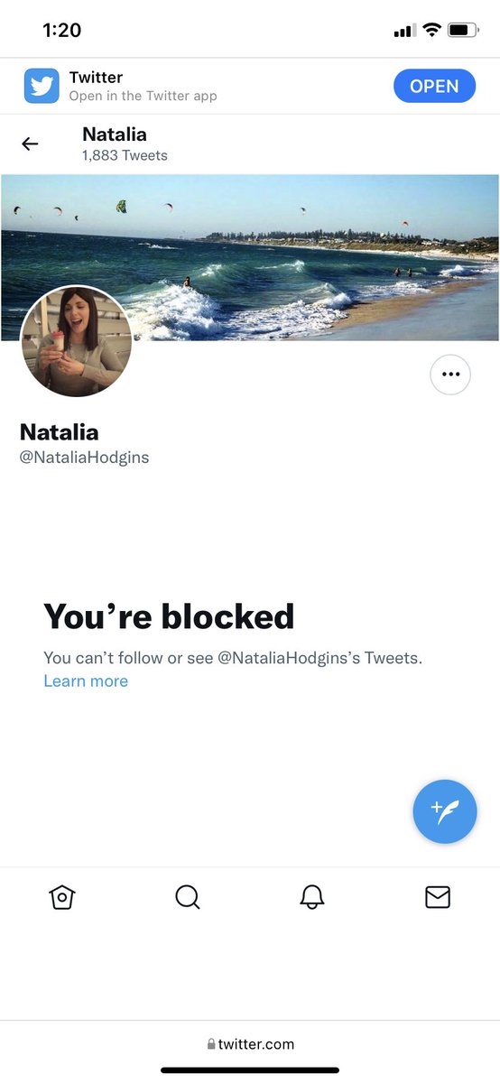 Happy to spout her poor me hypocritical garbage on <a href="/newscomauHQ/">news.com.au</a> 

Blocks me the second I challenge her about her own double standards