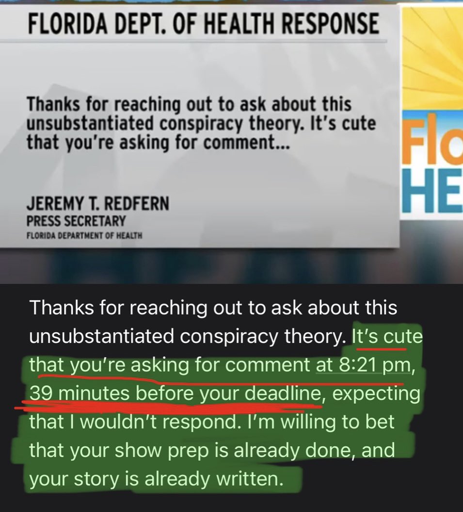 Hey <a href="/maddow/">Rachel Maddow MSNBC</a>,

Is there a reason you didn’t finish reading the rest of the sentence from that statement I sent you?