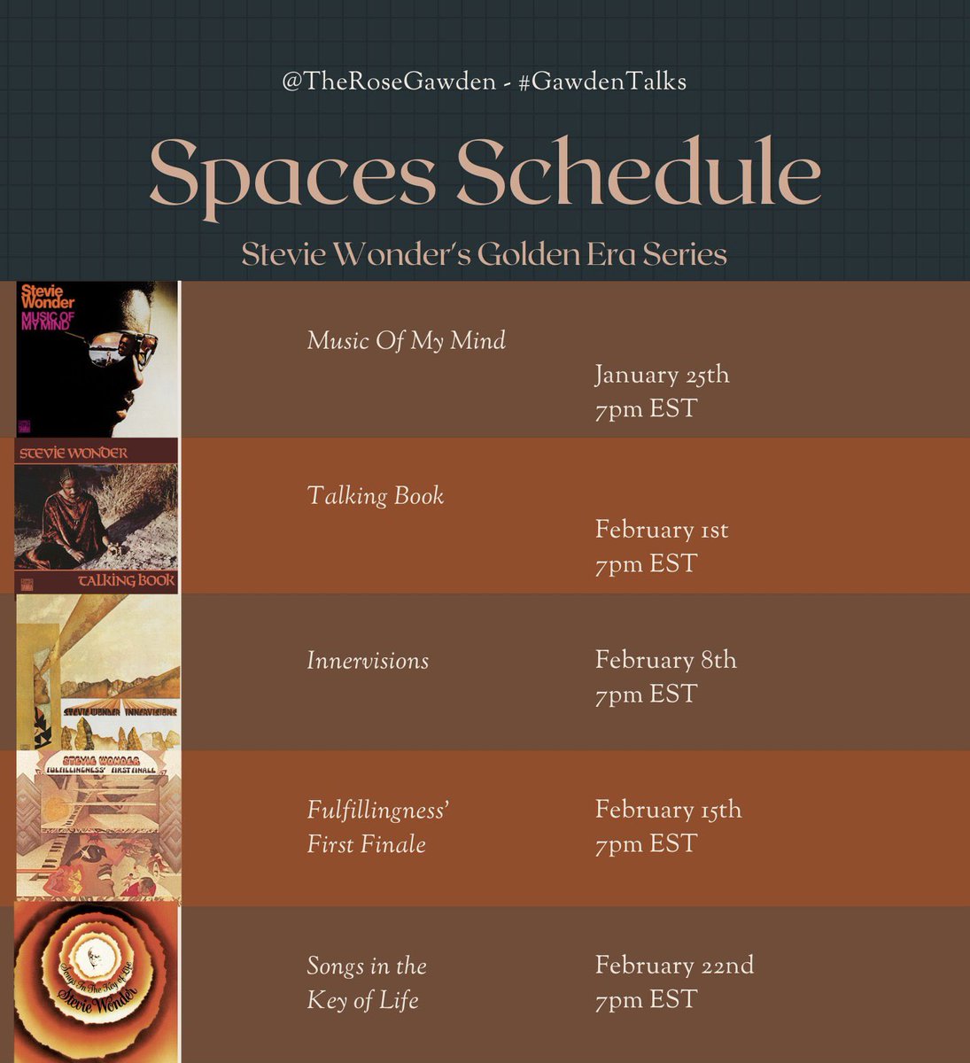 therosegawden's tweet image. I had an absolute blast in the #JanetInControl space tonight! Be sure to tune into Janet’s documentary tomorrow and Saturday night on A&amp;amp;E and See y’all next week for some Stevie and D’Angelo! If you missed the space, don’t worry! Here’s the recording: