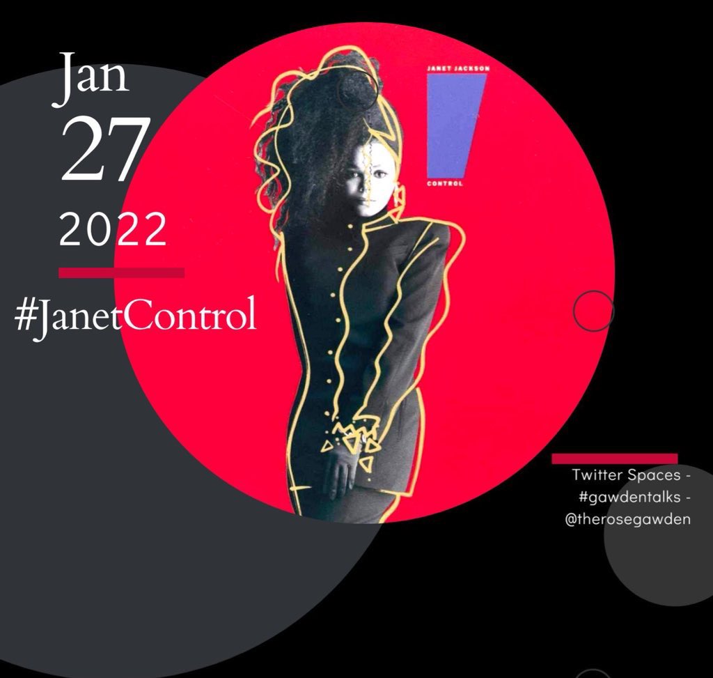 therosegawden's tweet image. I had an absolute blast in the #JanetInControl space tonight! Be sure to tune into Janet’s documentary tomorrow and Saturday night on A&amp;amp;E and See y’all next week for some Stevie and D’Angelo! If you missed the space, don’t worry! Here’s the recording: