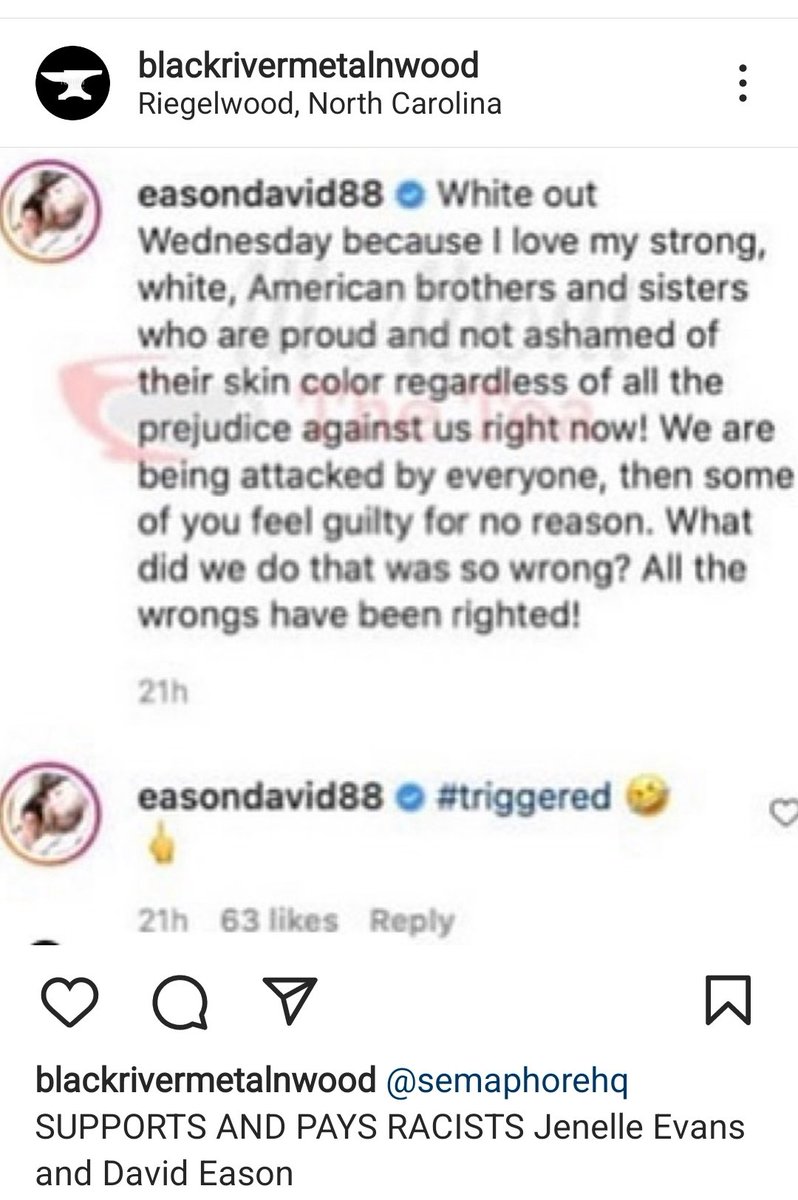 Boycott Semaphore HQ
They promote, hire, support
Racist, child abusing, animal cruelty, drug users like david & jenelle evans eason https://t.co/9cWCI12YAK