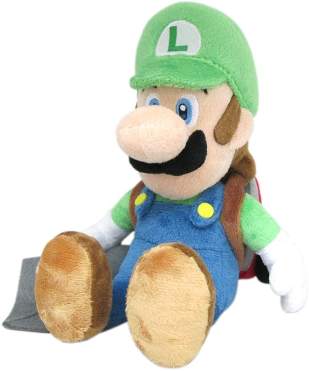 Little Buddy 1353 Super Mario Series Luigi's Mansion 10" Luigi with Ghost Vacuum Poltergust Plush is $18.11 on Amazon amzn.to/3KSVD5F #ad