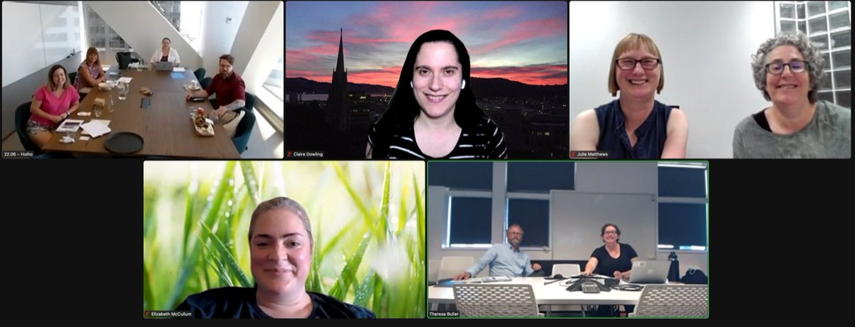 NZLawLibs's tweet photo. On Saturday, the National Executive met online for their annual planning meeting. It was great to see everyone's faces and we had very successful and productive day.  We are all looking forward to sharing some exciting plans for 2022 with you all very soon. https://t.co/f7wtI9BpIb