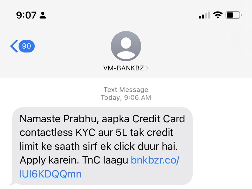 prabhuece80's tweet photo. @BankBazaar I don’t know Hindi pls send in Tamil https://t.co/hoWFGPnWqC