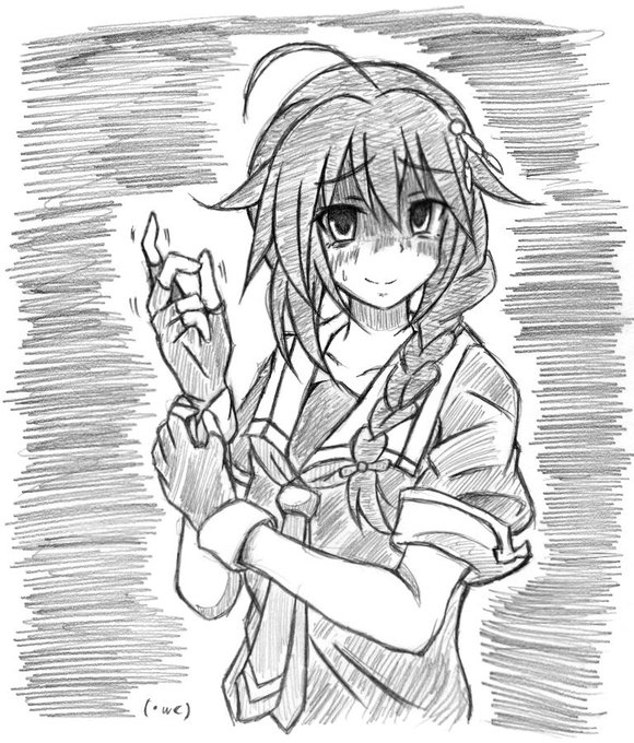 ウチの時雨はいつも困り顔してるねえ 