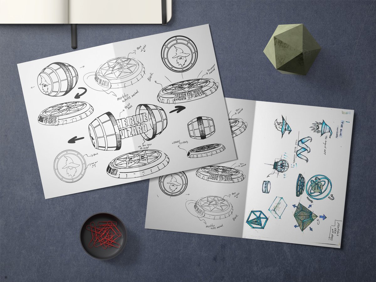 specialsoulsNFT's tweet photo. Sketches for a new #NFT 
@BlueWizard2022 https://t.co/UAbUfm7BP9