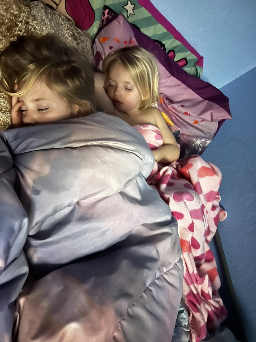 miareed14's tweet photo. Both in kensleys bed last night… Allie’s tonight 😅🤷🏼‍♀️ https://t.co/sALVfzqMxK