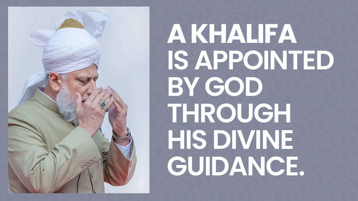aneeq_ahmed28's tweet photo. A Khalifa is appointed by God through His Divine guidance. #AhmadiyyaKhilafat https://t.co/m9110uwHFy