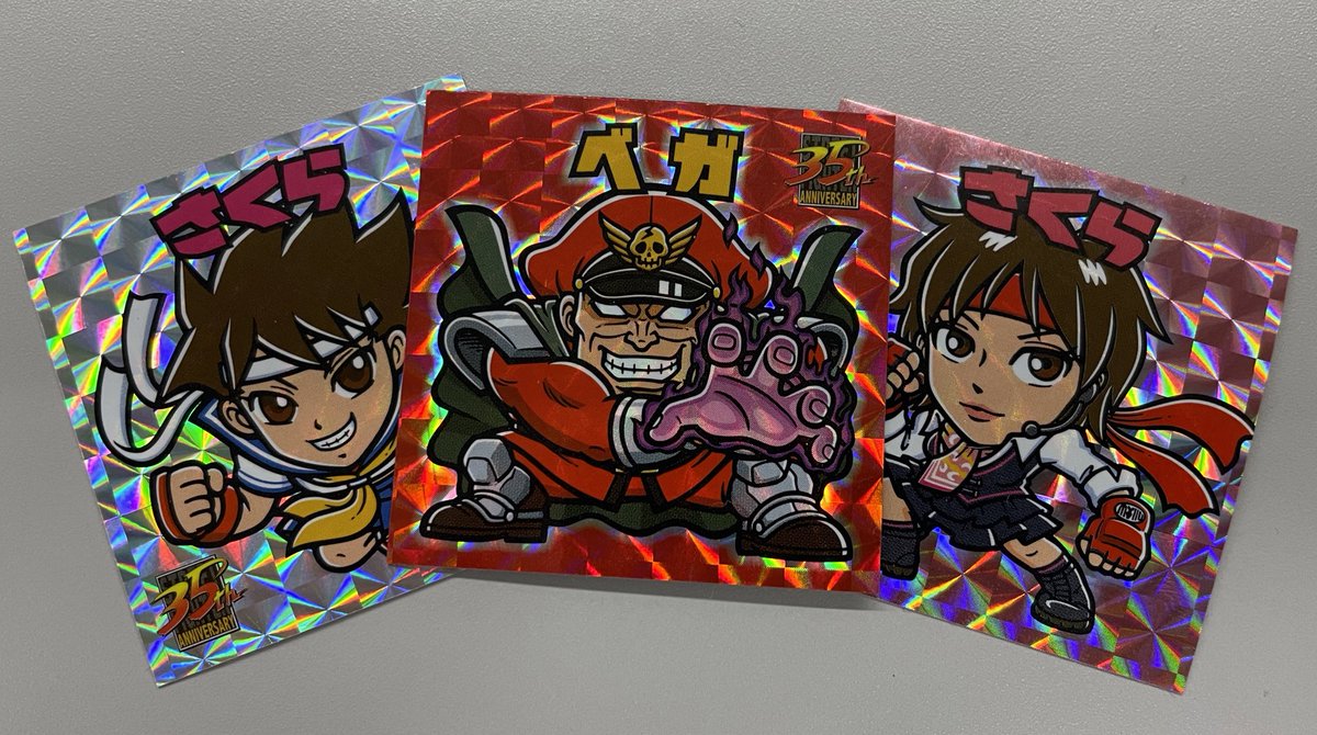 ストリートファイター展　ホロシール　コンプリート 🚨渋谷SF展🚨 『来場者特典』と『SF35周年グッズ』を公開！ 来場者特典