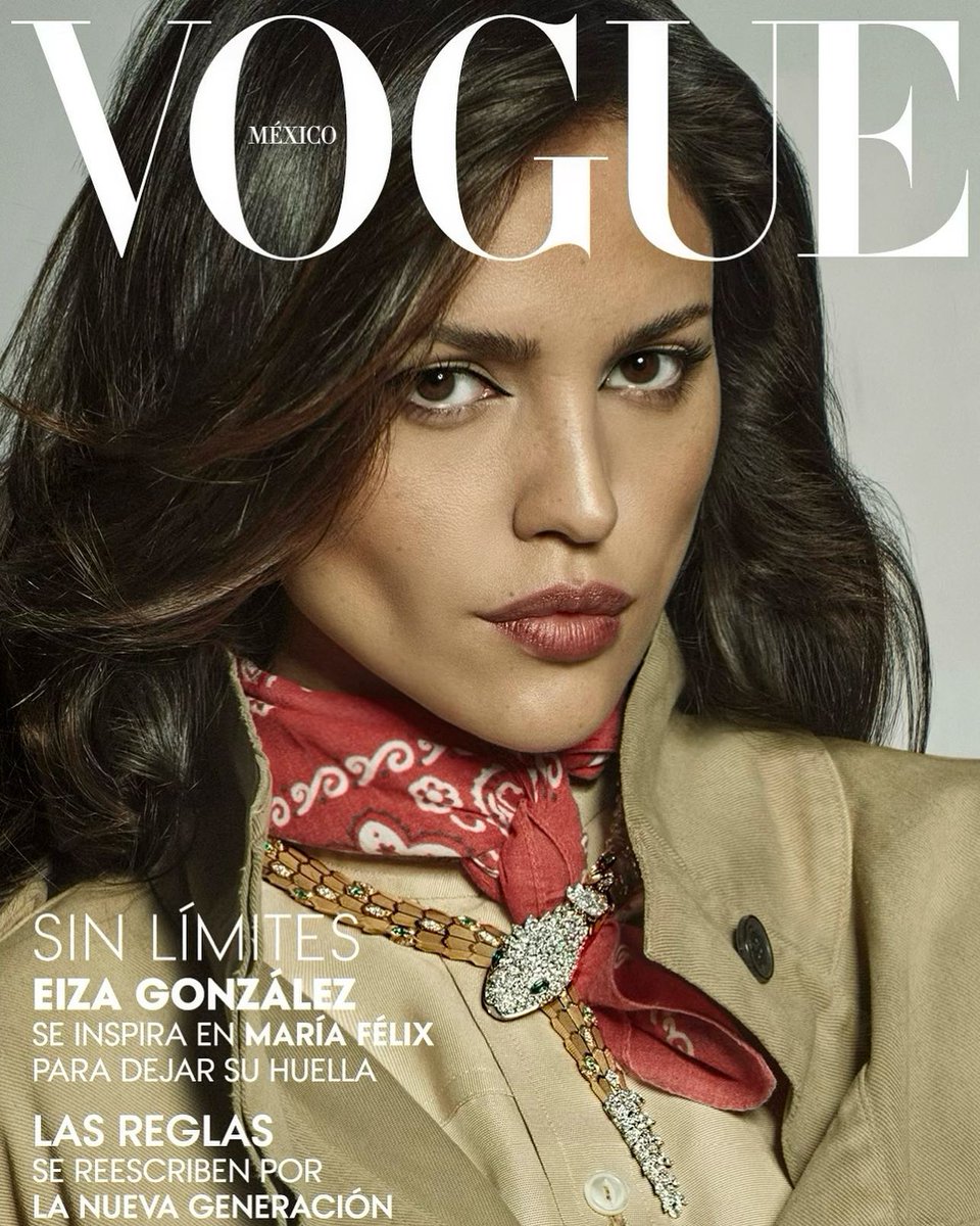 EIZA GONZÁLEZ FOR VOGUE MEXICO.