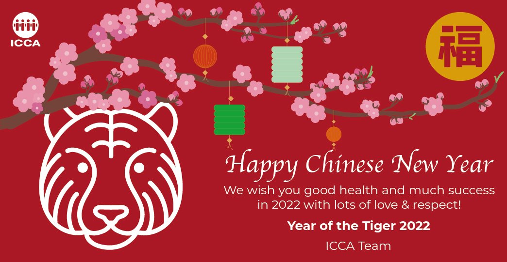 ICCA sincerely wishes you a prosperous, healthy and successful Year of the Tiger
🎉Happy Chinese New Year!
#ICCAWorld #Chinesenewyear <a href="/ICCAAsiaPacific/">ICCAAsiaPacific</a>