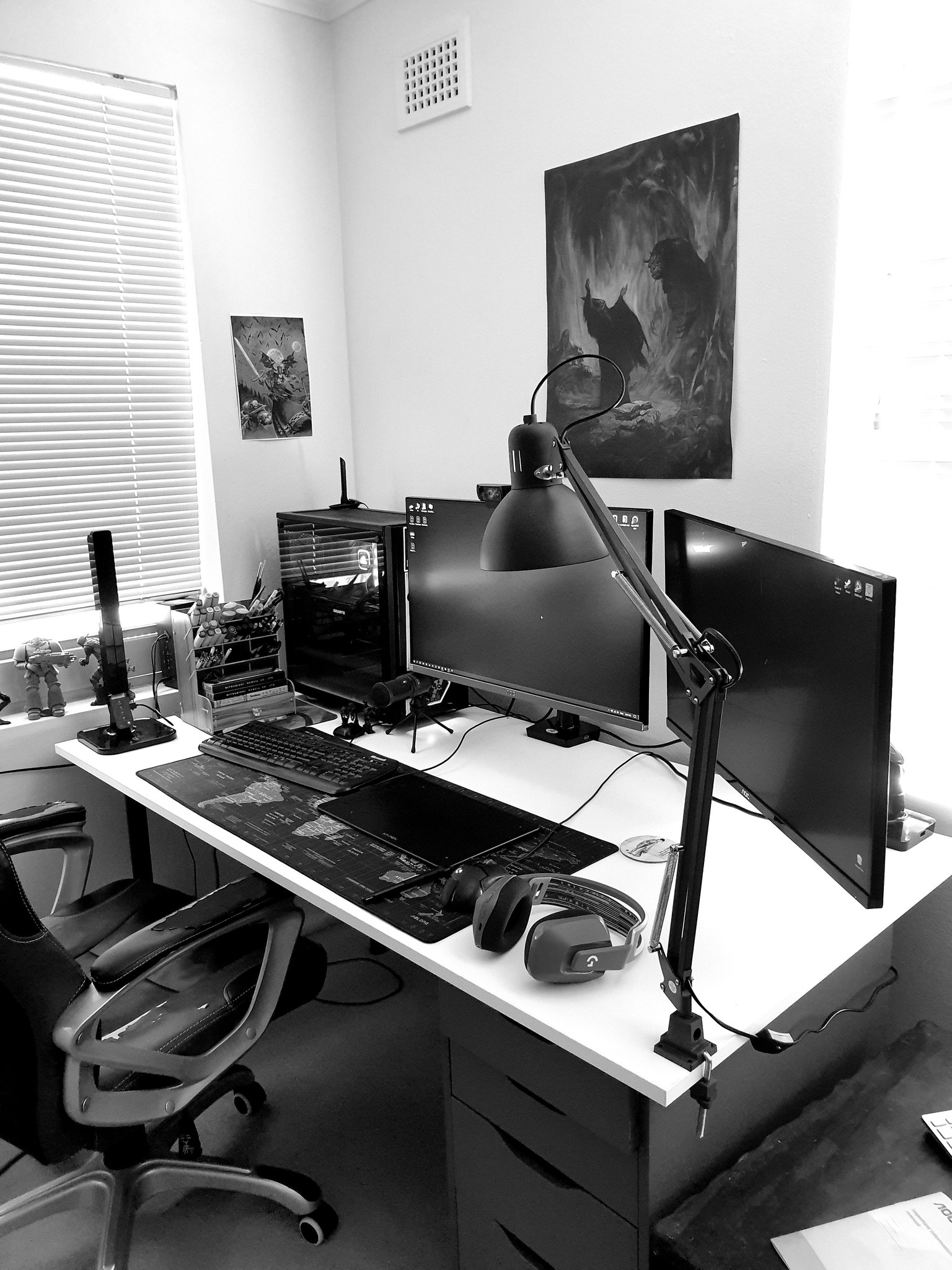 My Programming /  Desk  Home studio setup, Home office setup, Desk  setup