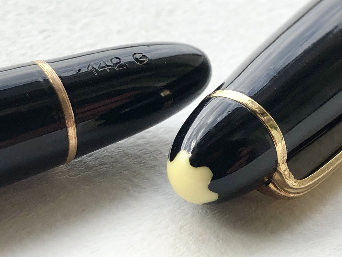 koppe_pen's tweet photo. MontBlanc Meisterstuck 142G

念願のヴィンテージモンブランです！
サイズは小ぶりですが、とても高級感があります。
インク窓とフラットなペン芯が特に気に入りました☺️

#新年筆  #購入品  #万年筆 https://t.co/bqbG7HawLc