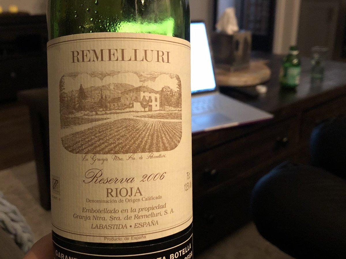Enjoyed this 06 #Rioja tonight. Cheers! #Spain #wine #almostweekend