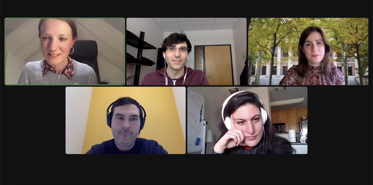 Excellent talk by Prof. Olivia Merkel @LabMerkel <a href="/LMU_Muenchen/">Universität München</a> today at Topics in Bioengineering <a href="/hseas/">Harvard SEAS</a> and lots of fun and great insights at the virtual happy hour with Prof. Merkel, @Irene_dLz, <a href="/MRDunne/">Michael Dunne</a> and <a href="/LartELaScience/">engin kızılırmak (💙,🧡)🔴✨</a>. Thank you @Irene_dLz for organizing this event