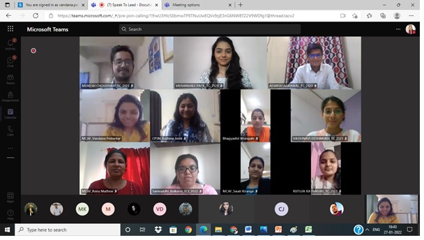 IicmrM's tweet photo. “Speak to Lead – the  Elocution Competition conducted  by the IICMR MCA ARKO Club , on the 27th January 2022  on topic – “Your role as a youth in nation building”. Mukesh Choudhari was Runner up and Ms. Vaishnavee Patil was Winner of the competition. Congratulations !!! https://t.co/u8JhrHmtv3
