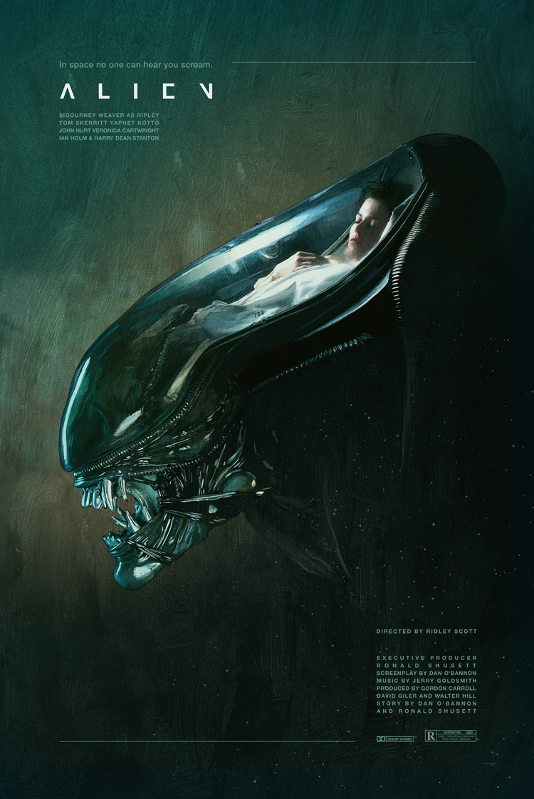 Poster of Alien(1979) by Tom Ralston