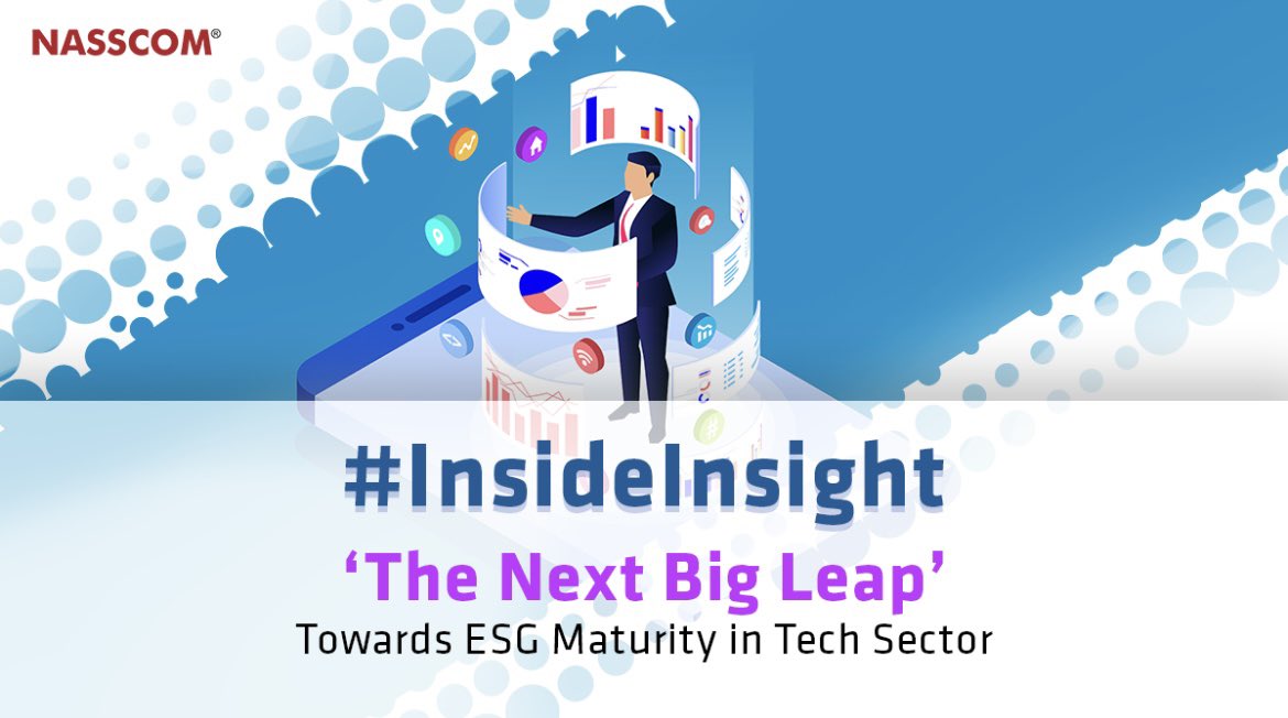 nasscom's tweet image. #InsideInsight 

The pandemic &amp;amp; recent climate reports have accelerated the focus on ESG issues. The #tech industry is the frontrunner on #ESG &amp;amp; is well-positioned to shape the path forward not only for itself but also for its clients. 

Learn more: bit.ly/33Sz4NR