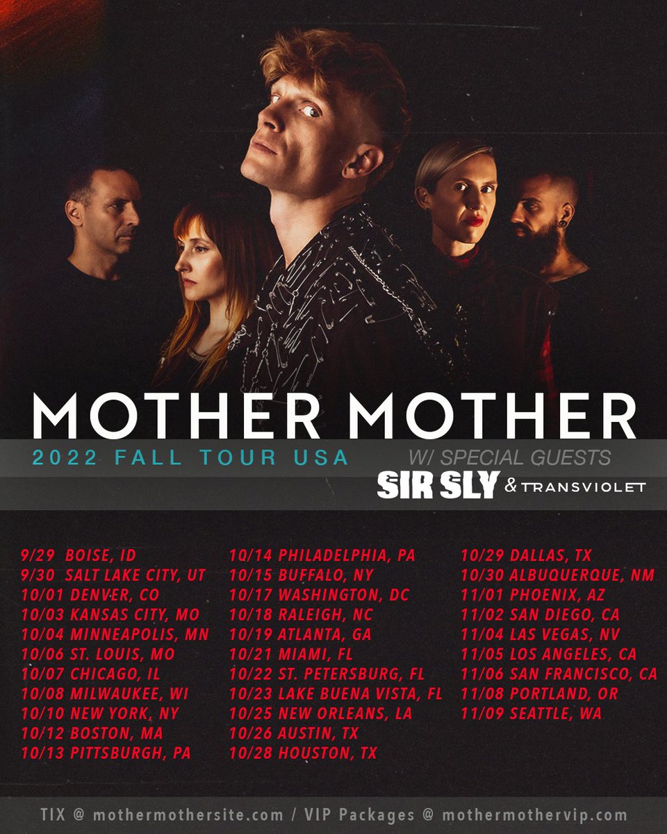 Hey everyone! We've got some exciting news to share; we've just announced a Fall 2022 US Tour! Pre-sale starts today at 10:30AM PT / 1:30PM ET, AFTER the "Hayloft II" video premiere; we'll be announcing the pre-sale password during the premiere, so don’t miss it!
