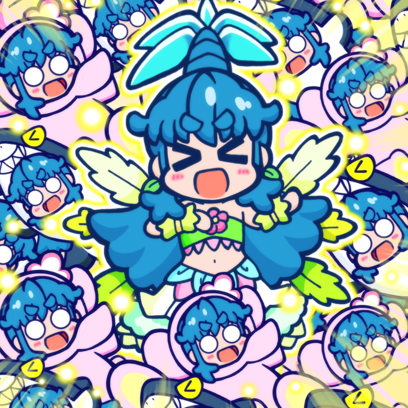 ヒメルダ・ウインドウ・キュアクイーン・オブ・ザ・ブルースカイ 「スーパー☆ヒメルダパラダイス! | うっかり特捜ギャリバン #pixiv htt」|うっかり特捜ギャリバン（のんびりモード）のイラスト