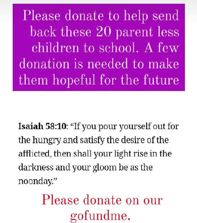 Try these

#orphanage #orphan #orphans #charity #ngo #children #help #love #donation #donate #foundation #africa #usa #volunteering #donations #instagram #internship #nonprofit #education #volunteer #unicef #support #givingback #socialworker #nfts #nft #traveling