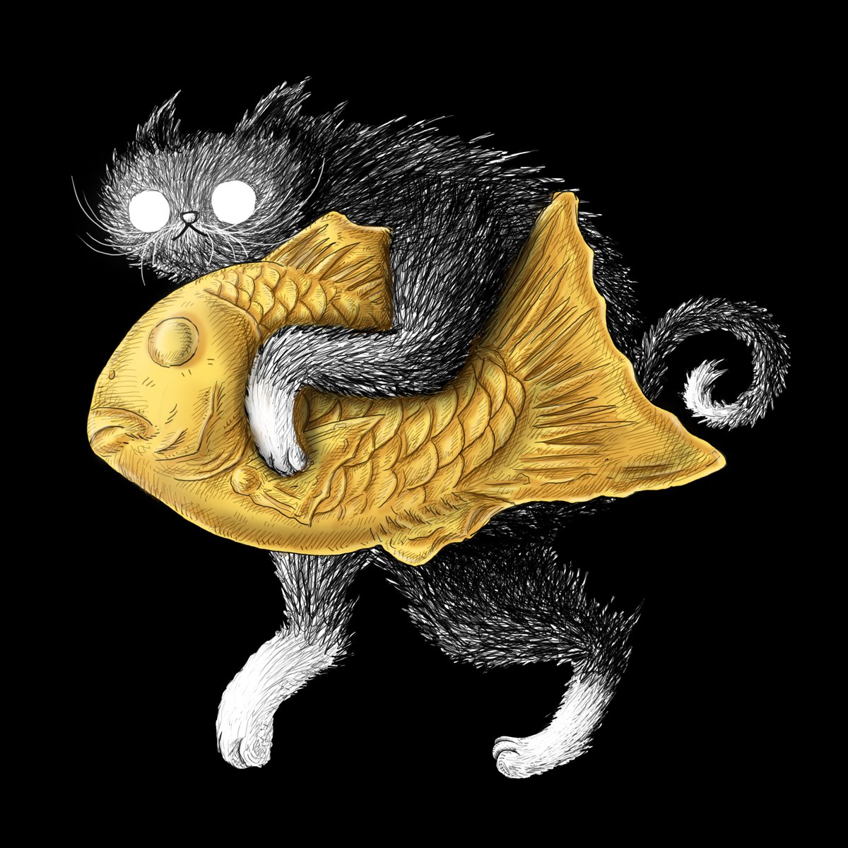 stealthcatnft's tweet photo. I tried Mint Stealthcat and now everything is back to normal. There is no limit to 50 pieces. But now I want to eat a piece of Taiyaki, it will make me feel better.
--
https://t.co/7tZRzozVf4
--
#NFT #NFTTHAILAND #NFTCommunity #NFTcat #stealthcat #stealthcatnft #NFTCollection https://t.co/APkQLxUiUI