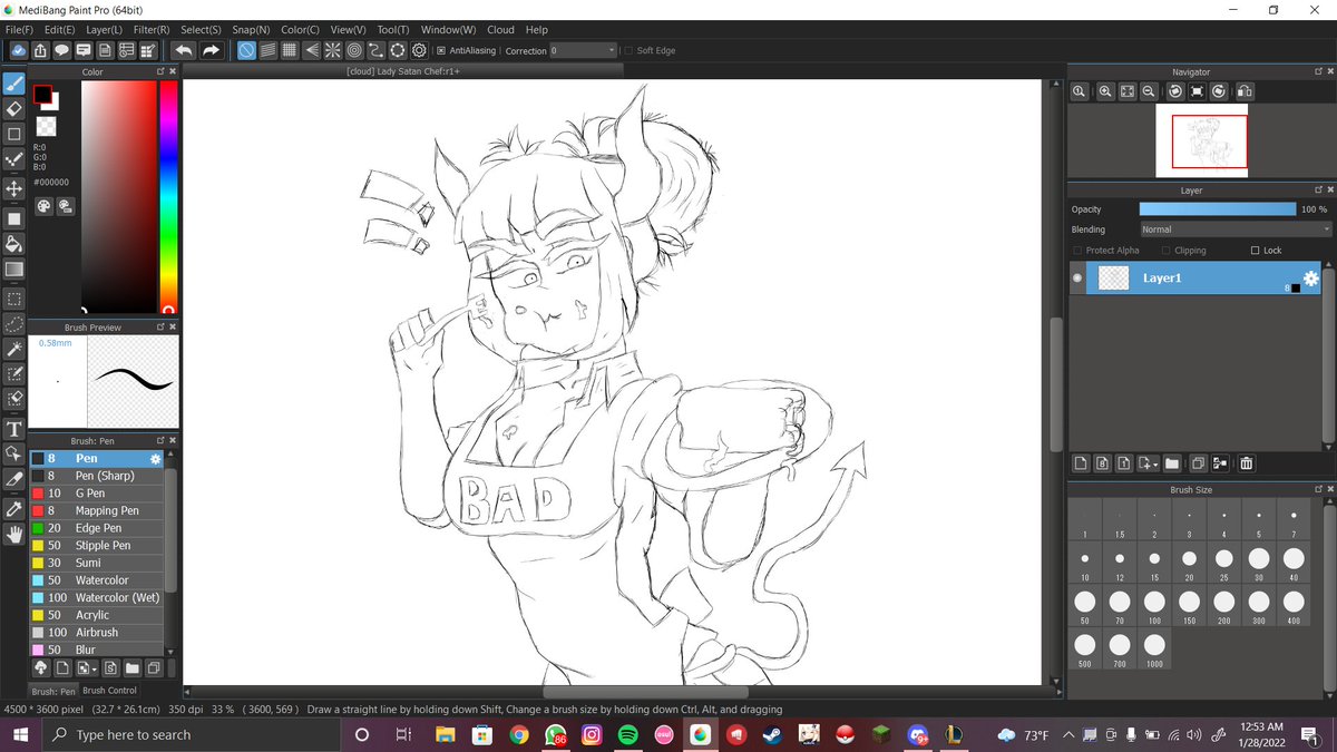 SkyFoxZ8's tweet photo. Ehh... wait, what are u sayin' bout' my food??
Wanna die?
#demonchef #draw #notOC https://t.co/wjRA4vBeRA