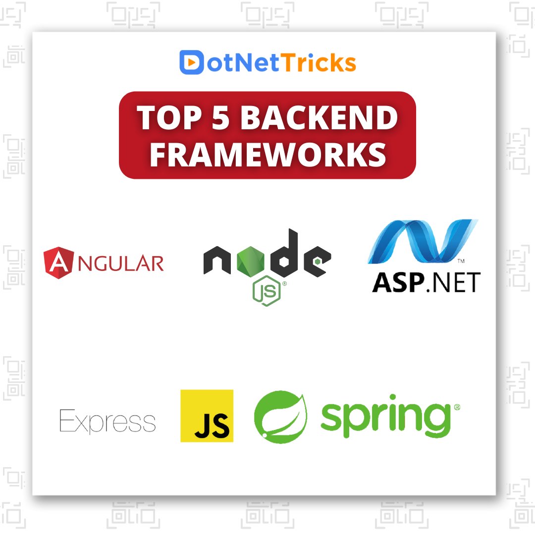 ScholarHatAcad's tweet image. Here are the Top 5 Backend Framework that you should learn in 2022. 🔥
Share your favorite backend framework in the comment section.⭐
Follow @DotNetTricksIn for more technology-driven posts.
#dotnettricks #backenddeveloper #backenddevelopment #backendframework #Angular