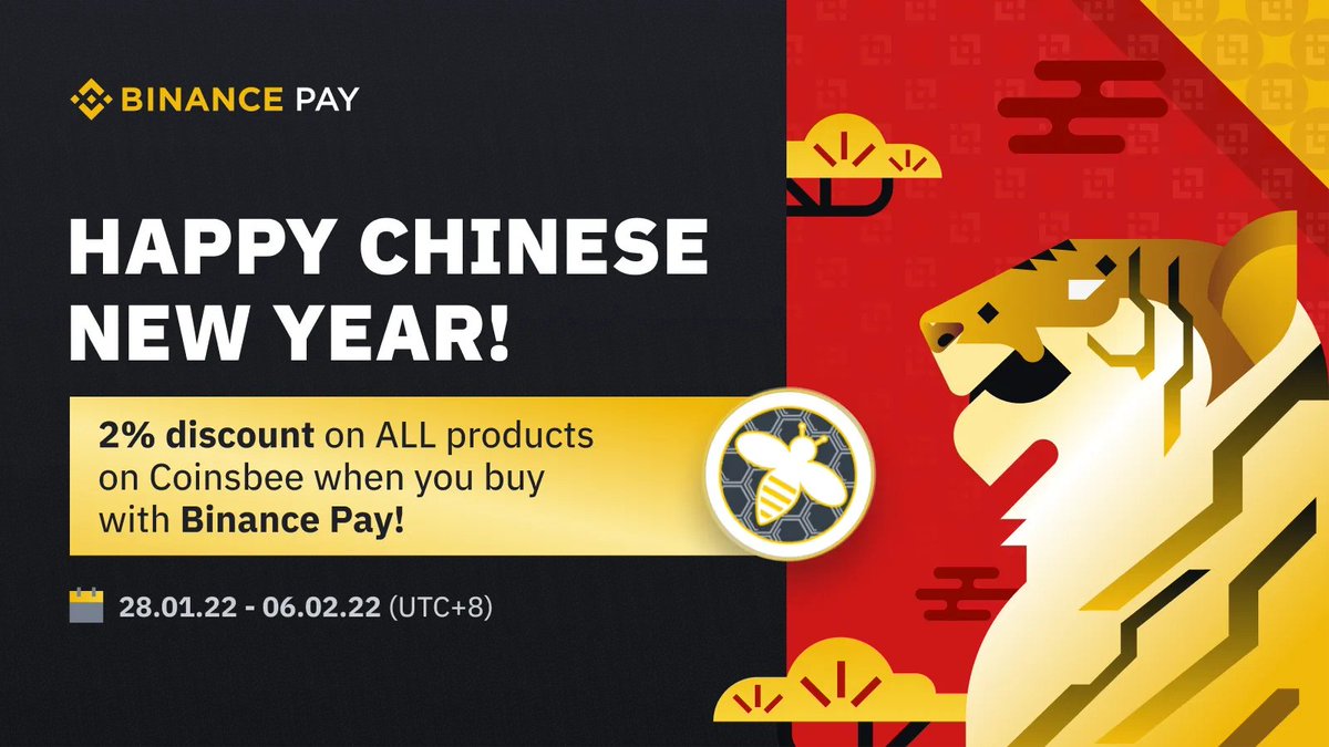If you're a #Binance Pay user, head over to <a href="/coinsbee/">coinsbee.com 🐝</a> where you can enjoy 2% off gift cards including iTunes, Amazon, Steam &amp; more! 

➡️ coinsbee.com/en/