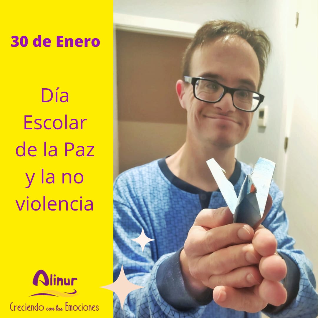 Hoy, 30 de enero se celebra el #díadelapaz y de #diadelanovilencia. Desde Alinur queremos sumarnos a esta iniciativa, para lo que nuestros #alumnos y #alumnas han preparado unas pequeñas y simbólicas palomas. Un pequeño gesto puede ser el inicio de algo muy grande.