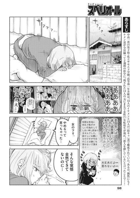 本日発売のスペリオール4号にて、「ザ・シンデレラボーイズ」第6話が掲載されております。
ばあちゃんからラッキー「体調悪い?」を頂いた森羅くんは学校を休めるのか果たして!? 
