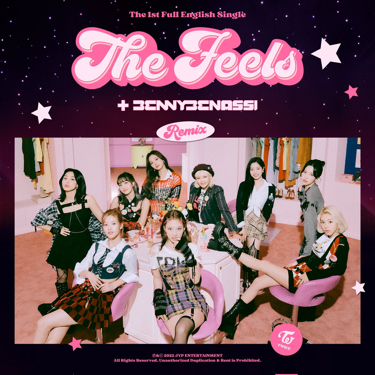 JYPETWICE's tweet photo. The Feels (Benny Benassi Remix)

https://t.co/qZMOTXJCK3

Excited for the upcoming tour, ONCE?❤
Stay tuned for the tour with the dynamic remix of "The Feels", prepared for you :)

#TWICE #트와이스
#TheFeels #TheFeelsRemix https://t.co/Bfsr9ajlfJ