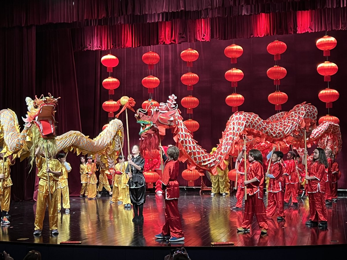 CNY festivities in full swing at #scispudong! Xīn nián kuài lè!