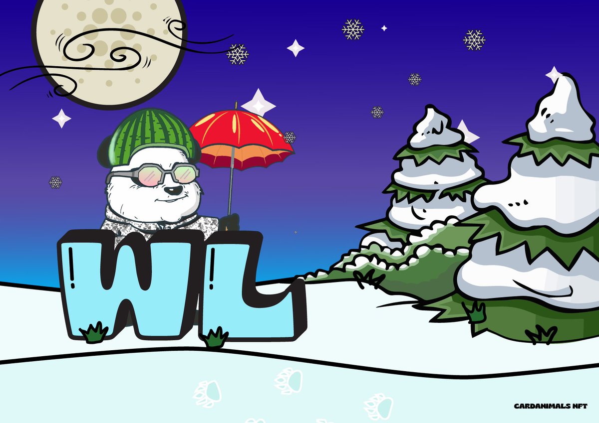 🚨GIVEAWAY ALERT🚨

Giving away 5 Whitelist spots and 1 Cardanimals Panda NFT 🎁

- Follow <a href="/CardanimalsNFT/">Cardanimals 🐼 MINT IS NOW LIVE 💎</a> 
- Like &amp; RT 
- Tag 3 friends &amp; comment mint date
- Join DC: discord.gg/rzKeUehheC

⏱48h

#CNFTGiveaway #NFTCommunity #CNFT #CNFTCommunity #ADA #NFTGiveaway #CNFTs #NFT