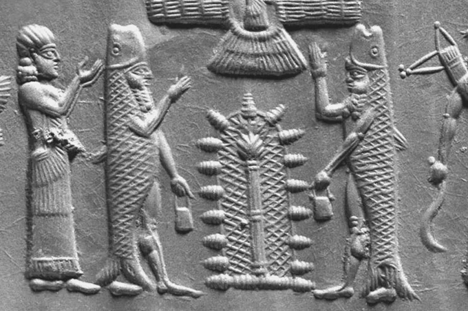 absolutely obsessed with the mental image of Sumerians conducting rituals in fish costumes 