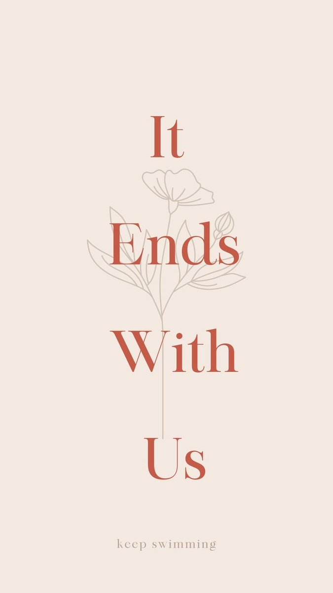 _bilzhub_'s tweet photo. It ends with us is such a beautiful novel by Colleen Hoover. I cried my eyes out after completing the novel and this is the worst book hangover I've had. Just keep swimming until you reach the shore. 
#collenhoover #itsendswithus https://t.co/5j8JbJzIo3