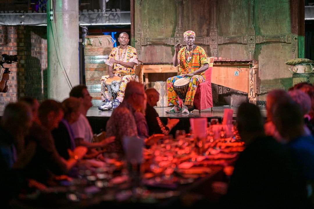 GOLDRestaurant's tweet photo. Start off the working year the right way. Get your team moving to the same beat with a fun interactive drumming session, and dinner at GOLD with live entertainment. 🥁

Message us now to book your table...

#entertainment #africanexperience #drumming #djembe #djembedrumming https://t.co/ABLdbRqZQP