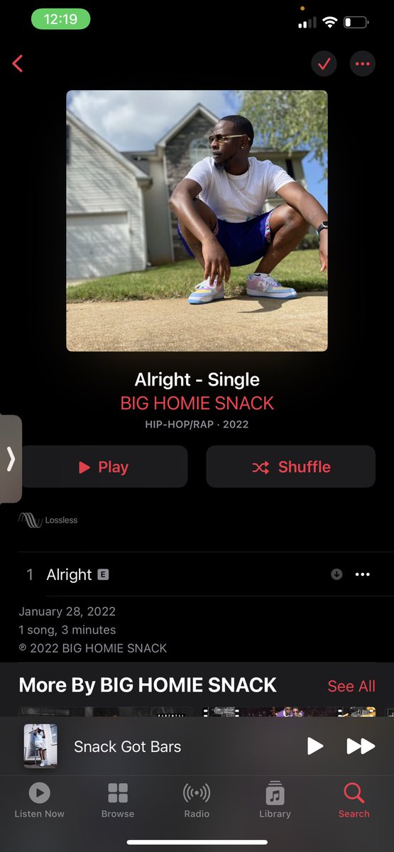 BIGHOMIESNACK's tweet image. New single on all platforms