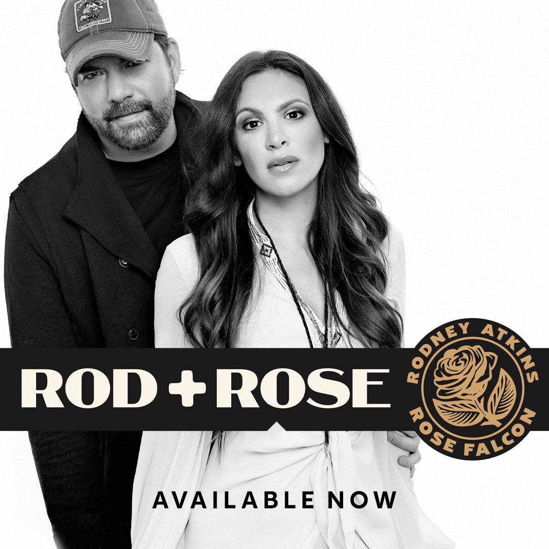RodneyAtkins's tweet photo. The @RodandRoseMusic EP is officially out now. @RoseFalcon and I are feeling vulnerable, excited, nervous and mostly GRATEFUL! Thank you for listening and joining #RodandRose on this new journey. Take a listen here: https://t.co/bTVXLnHJCU https://t.co/azw6dipc6Q