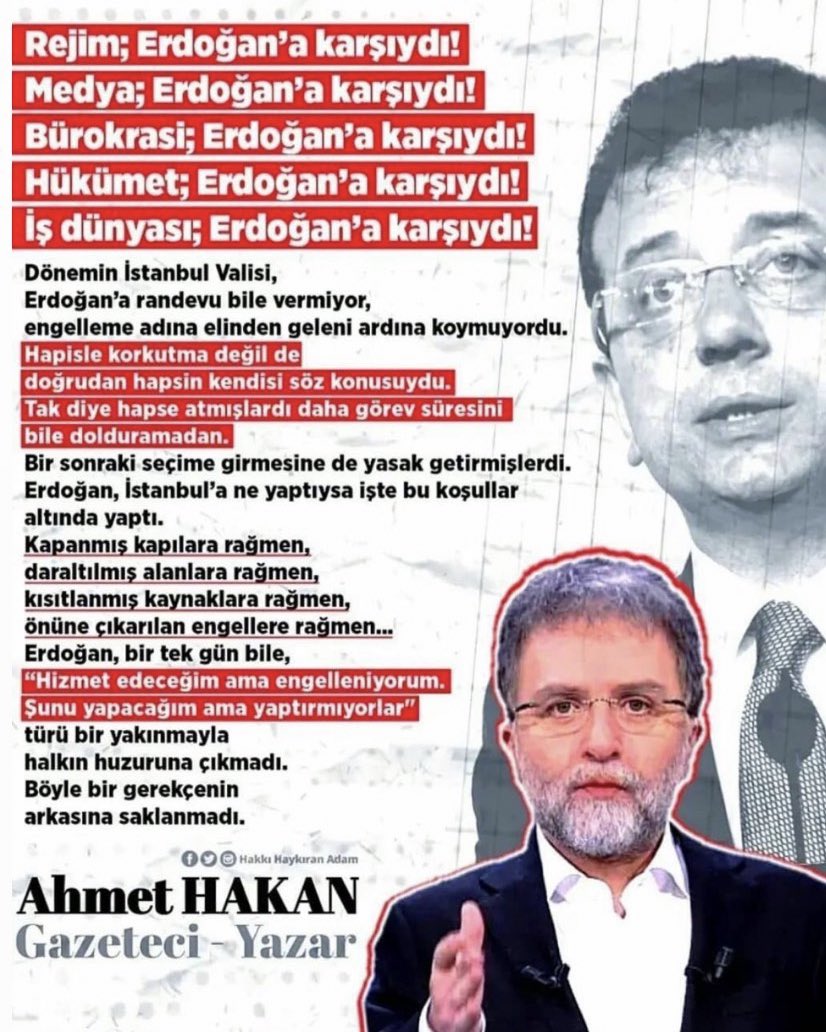 Ahmet Hakan çok güzel özetlemiş