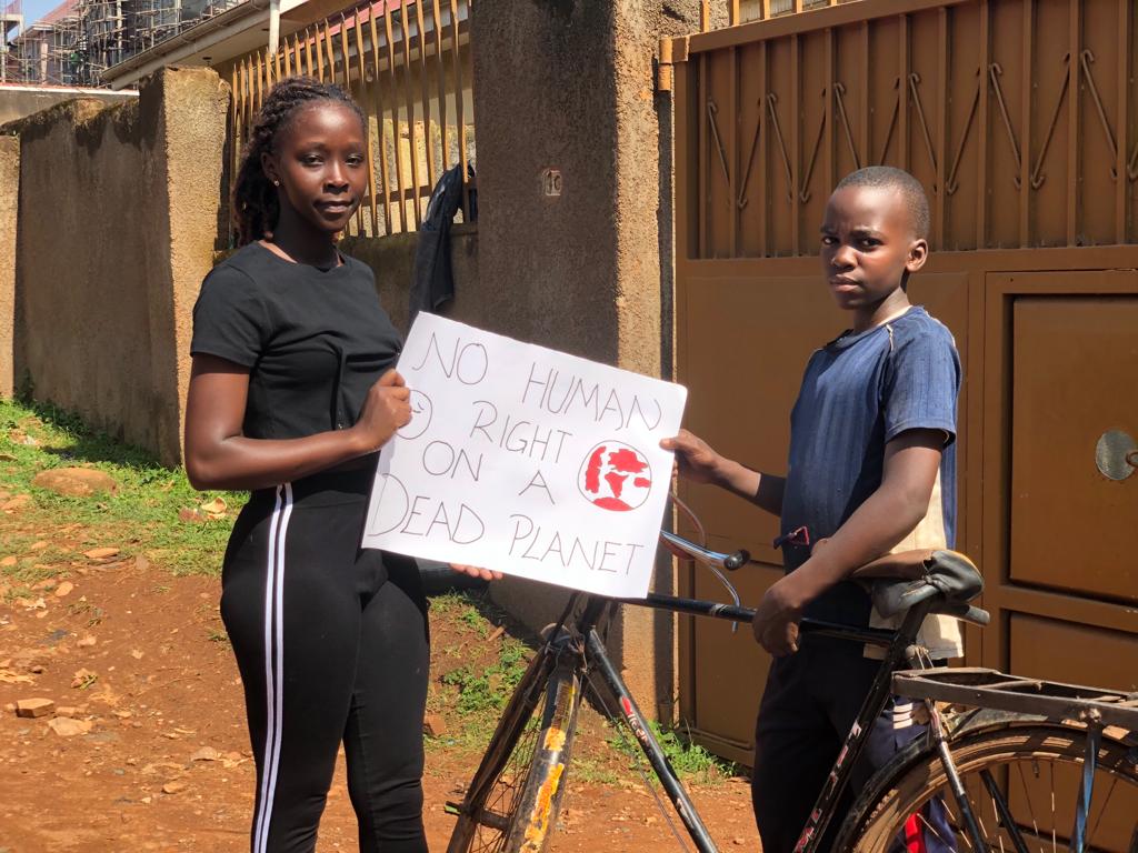 AyikoruLisa's tweet photo. My generation will take all possible measures to fight for justice. Week 13 #schoolstrikeforclimate https://t.co/56vCUKdz2k