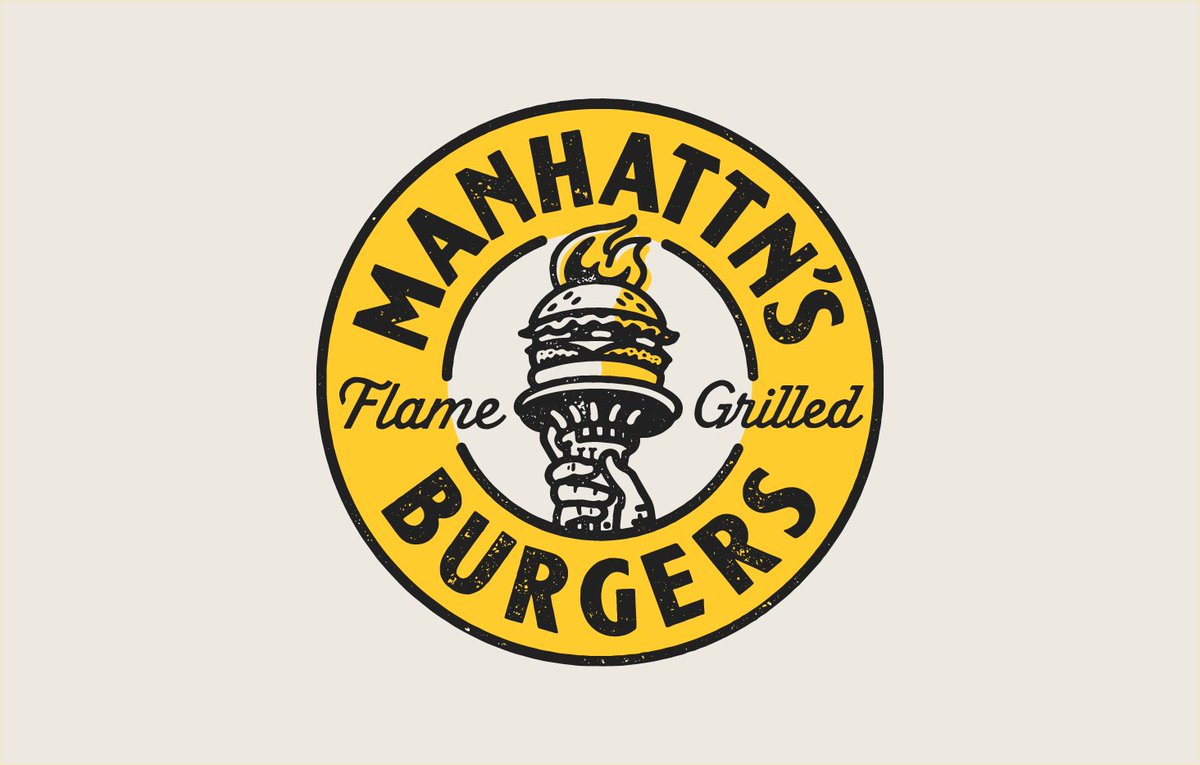 ssstudio_design's tweet image. New work alert! Had a blast creating this brand identity for Manhattn’s in Brussels, Belgium.