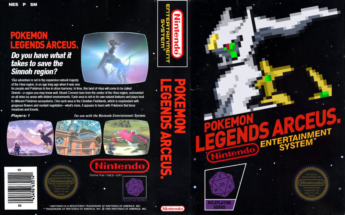lachgod's tweet photo. Pokemon Legends: Arceus if it came out in 1985
#PokemonLegendsArceus https://t.co/hAViOoxSWi