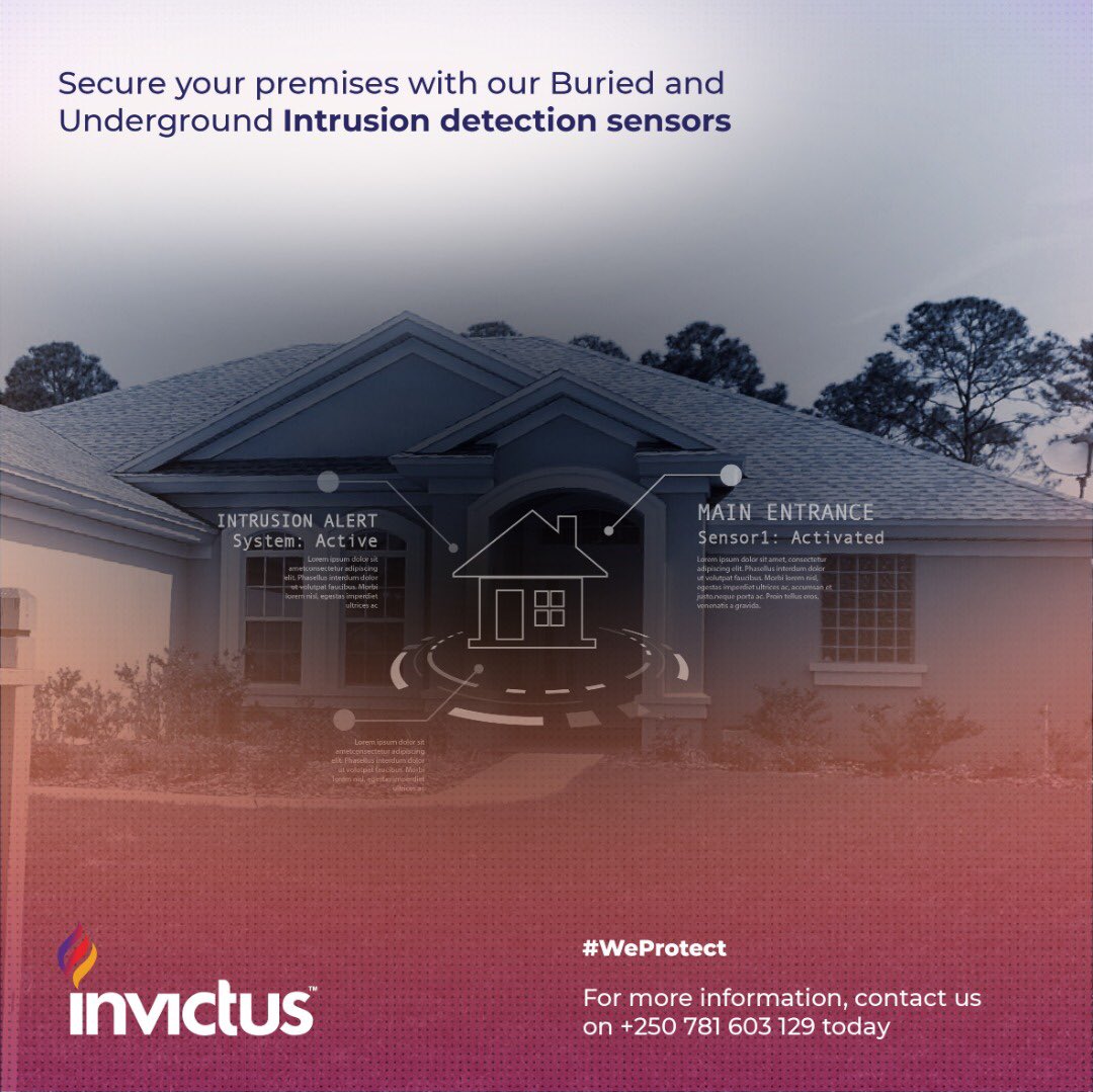 InvictusRwanda's tweet photo. Our well equipped #tech team is ready to install the most reliable perimeter protection for your premises.
 
Contact us  today: +250 781 603 12.
 
#WeProtect https://t.co/62Dar7dmpe
