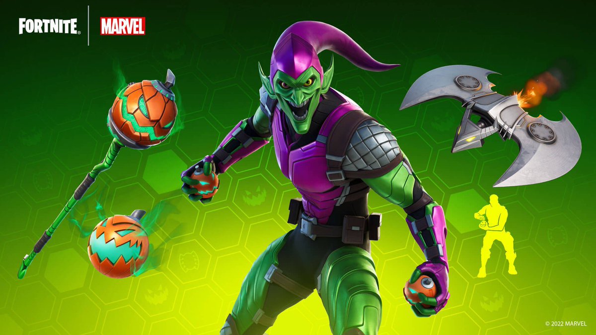 TonyCrombieFN's tweet photo. ¡Sorteo (Giveaway) de Skin de Duende Verde (Green Goblin)!

🗓️ Desde 28 de Enero al 30 de Enero.

📌 Requisitos:
• Seguir a: @TonyCrombieFN
• Dar Me Gusta ❤️ y RT ♻️ 
• Etiquetar a un amigo (bonus)

- Premio: Skin de Duende Verde (Solo skin)

- Habrá 1 ganador

#Fortnite https://t.co/IcCvu84RxY