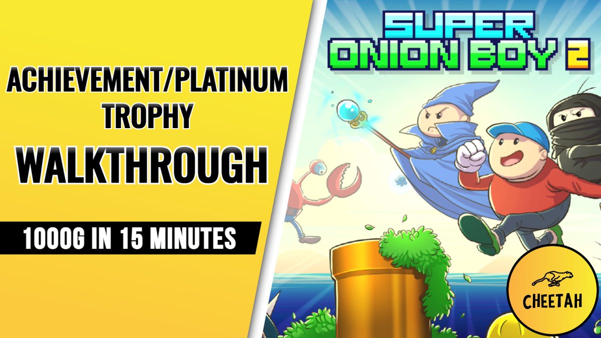 CheetahsGuides's tweet image. 🚨 #Giveaway 🚨

I'm giving away a code for Super Onion Boy 2 on #Xbox 

To Enter:
1. Follow Me
2. Retweet
3. Optional increase your chances of winning by commenting on my Achievement Walkthrough here⬇️
youtu.be/0lTUaS9XiGg

Announcing Winner 2/2/22 🎁