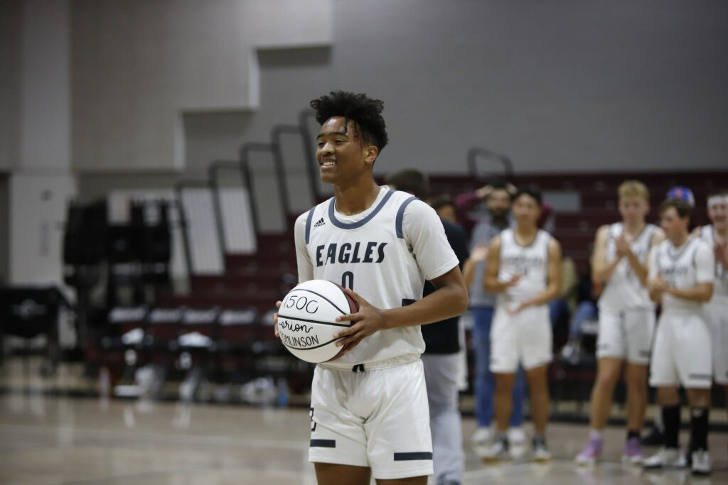 thefeather's tweet photo. Senior @OrionTomlinson surpasses 1500 career points in a (67-16) win against Alpaugh, Jan. 27. Congrats!!! @PAGMETER @penberthy_jon #thefeather #fcbasketball https://t.co/redt1GXhTp